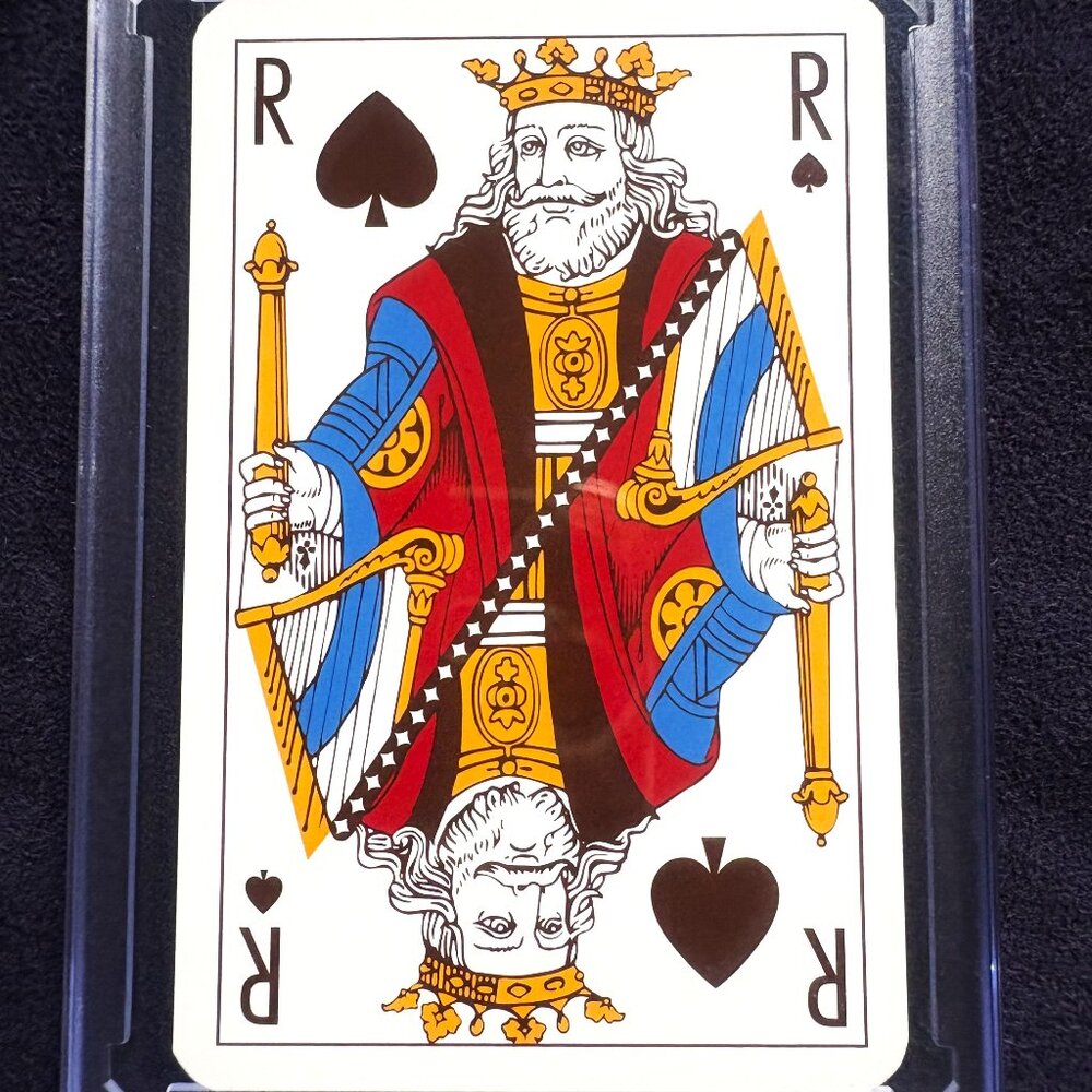 Louis Vuitton King of Spades Playing Card in Plastic Case with Microchip NWOT - Picture 4 of 11